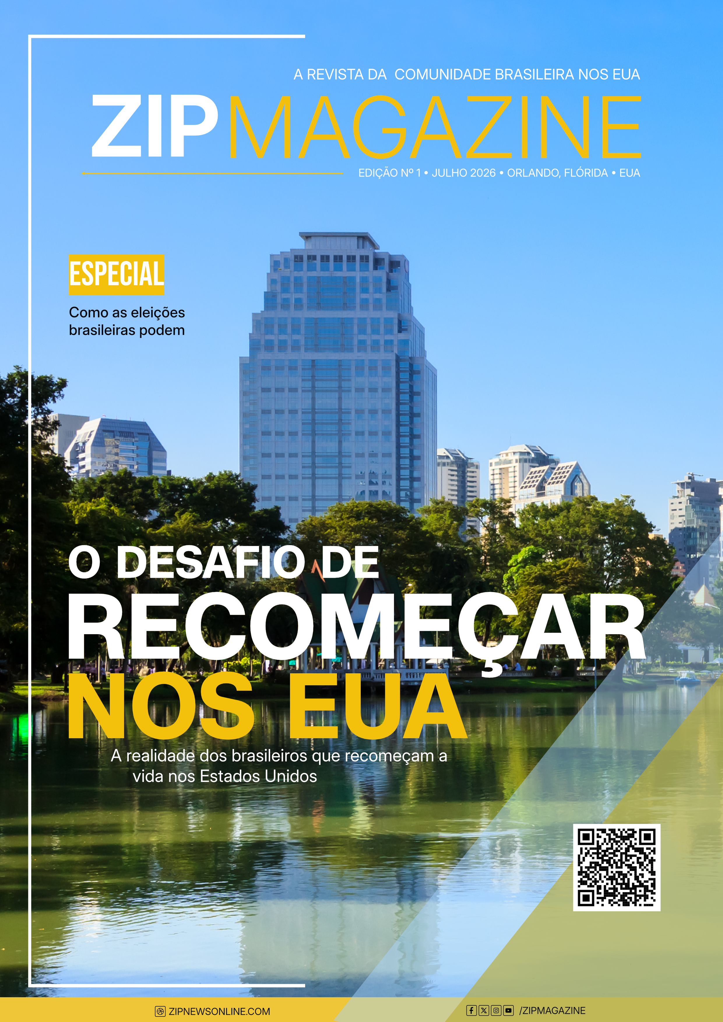 O DESAFIO RECOMEÇAR NOS EUA